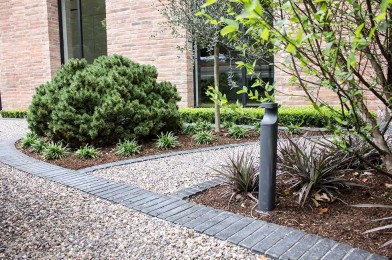 Bollard Lighting, Kilkenny limestone cobbles